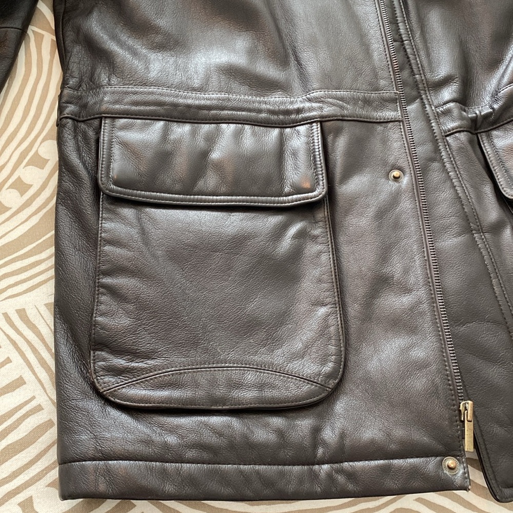 MEMBERS ONLY vintage leather coat 🔥 - Picture 7 of 16